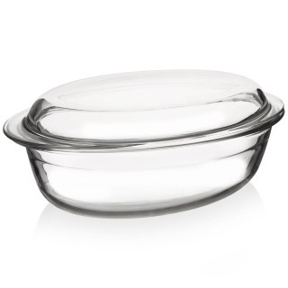 Naczynie żaroodporne szklane z pokrywką 33x20x13 cm 3L ORION 127034