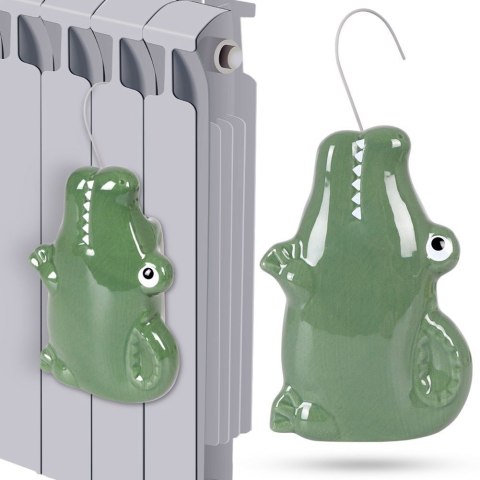 Nawilżacz powietrza na kaloryfer grzejnik ewaporacyjny ceramiczny krokodyl dla dzieci 160 ml VILDE 830807-C