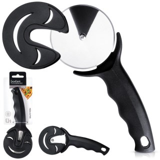 Nóż do krojenia pizzy stalowy okrągły 20cm radełko z osłonką EXCELLENT HOUSEWARE 259656