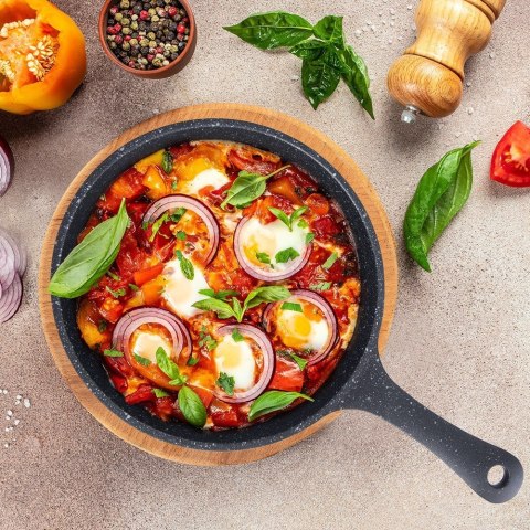 Patelnia granitowa nieprzywierająca indukcja NON-STICK GRANDE 18 cm 1L ORION 113221