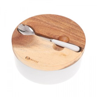 PORCELANOWA CUKIERNICA Z ŁYŻECZKĄ KASSEL no. 93557 AKACJA