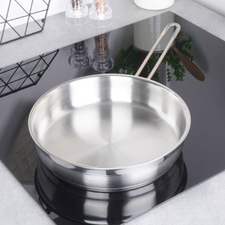 Patelnia stalowa ze stali nierdzewnej indukcja ANETT 26 cm ORION 112961