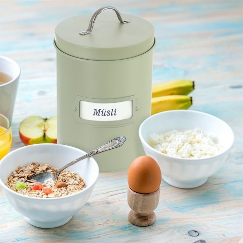 Pojemnik do przechowywania żywności metalowy zielony GREENISH 2.2L ORION 127902