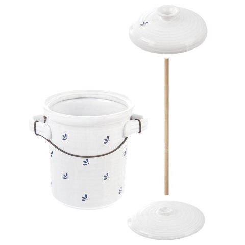 Pojemnik garnek do kiszenia kapusty ogórków ceramiczny MODROBILA 2.5L ORION 127604