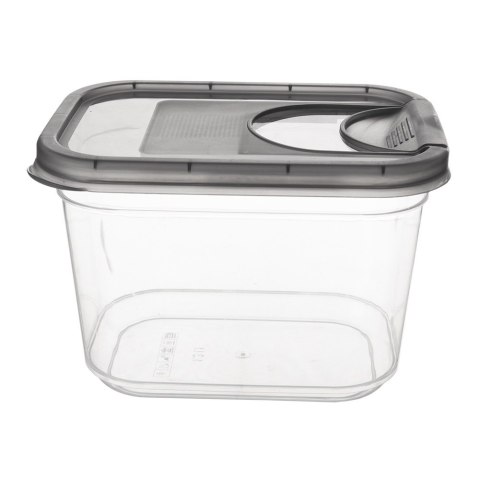 Pojemnik na produkty sypkie suche z dozownikiem GREY 1.3L ORION 127185