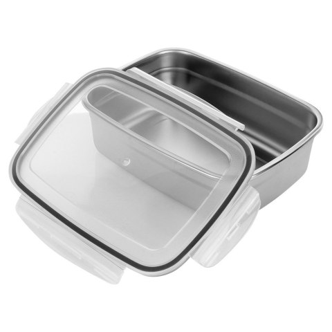 Pojemnik stalowy na żywność z pokrywką i uszczelką 1.25L EXCELLENT HOUSEWARE 229214