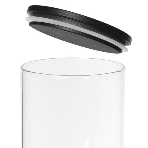 Pojemnik szklany na produkty sypkie suche z pokrywką i uszczelką 1.5L ORION 127581