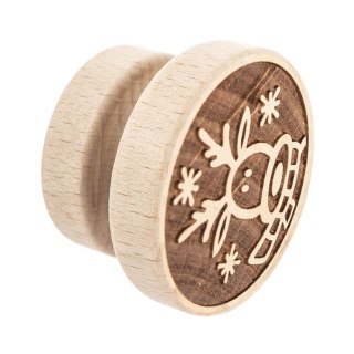 Stempel do dekorowania ciastek dekorator drewniany renifer ORION 127437