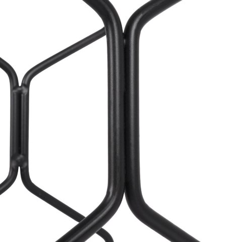 Stojak na wino butelki wina organizer metalowy czarny do 8 butelek VILDE 229031