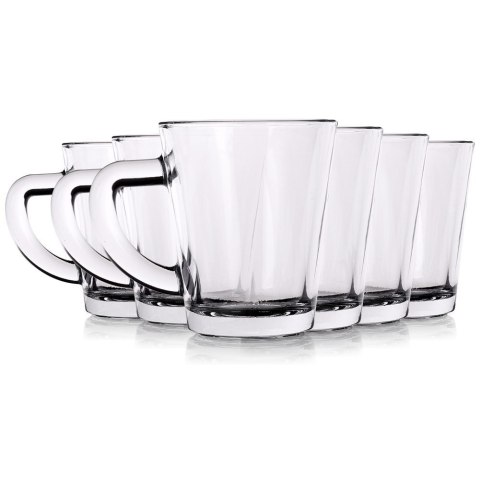 Szklanki do kawy espresso małe mini 70ml 6 sztuk zestaw szklanek EXCELLENT HOUSEWARE 139423