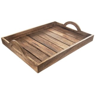 Taca drewniana do serwowania przekąsek MANGO 40.5x30.5cm ORION 153863