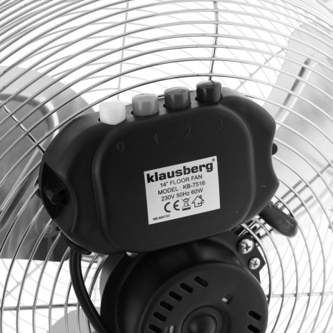 WENTYLATOR CYLKULATOR PODŁOGOWY 35CM 60W KLAUSBERG KB-7516