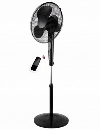 WENTYLATOR PODŁOGOWY Z PILOTEM I TIMEREM 40cm 50W KLAUSBERG KB-7476