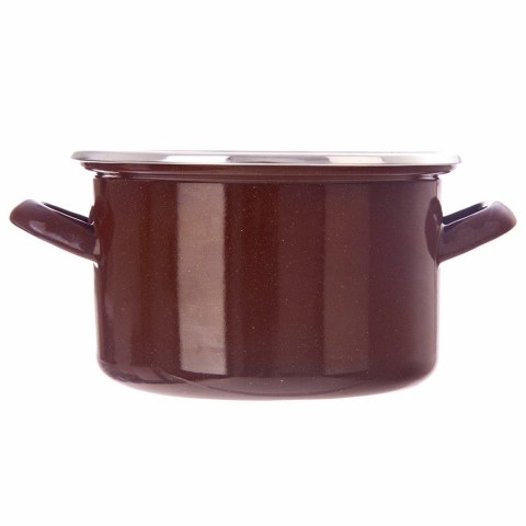 Garnek emaliowany indukcja na indukcję gaz BROWN 18 cm 2L ORION 113331