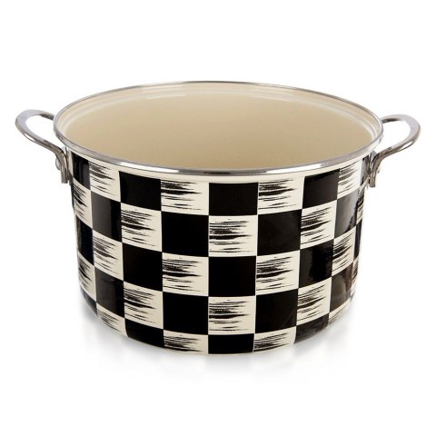 Garnek emaliowany indukcja na indukcję gaz SZACHOWNICA duży 26 cm 6.5L ORION 113338