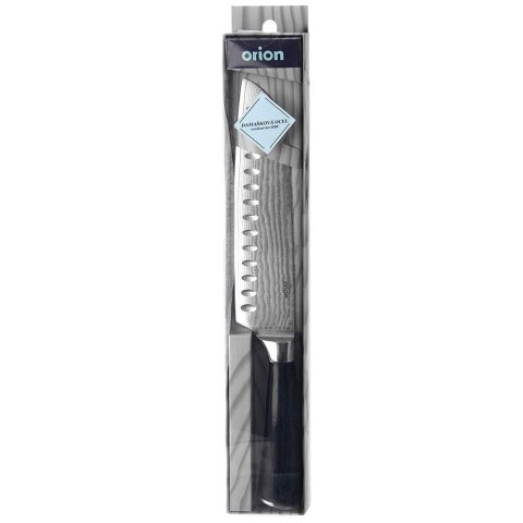 Nóż kuchenny Santoku stalowy pojedyńczy DAMASCUS 31cm ORION 831176