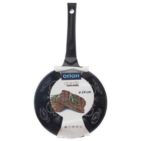 Patelnia granitowa nieprzywierająca indukcja NON-STICK głęboka wysoka GRANDE 24 cm ORION 113206