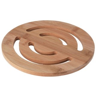 Podstawka podkładka pod gorący garnek naczynia garnki bambusowa 20cm EXCELLENT HOUSEWARE 121515-O