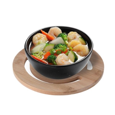 Podstawka podkładka pod gorący garnek naczynia garnki bambusowa 20cm EXCELLENT HOUSEWARE 121515-O