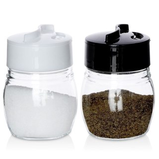 ZESTAW DO SOLI I PIEPRZU 2-ELE SOLNICZKA + PIEPRZNICZKA SZKLANA EH EXCELLENT HOUSEWARE 259159