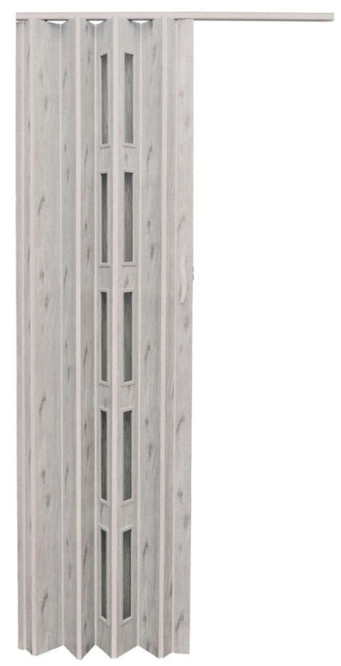 Drzwi harmonijkowe 005S DĄB ALASKA MAT - 80 cm