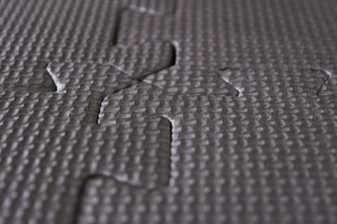 Mata ochronna fitness czarna 18 elementów