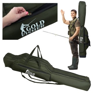 Pokrowiec na wędki 140 cm Gold Fisher 3 komory