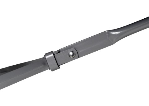 Zestaw cateringowy bankietowy Rattan stół 2 ławy szary