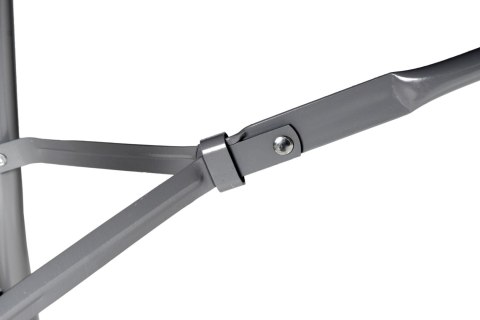 Zestaw cateringowy bankietowy Rattan stół 2 ławy szary