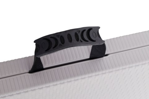 Zestaw cateringowy bankietowy Rattan stół 2 ławy szary