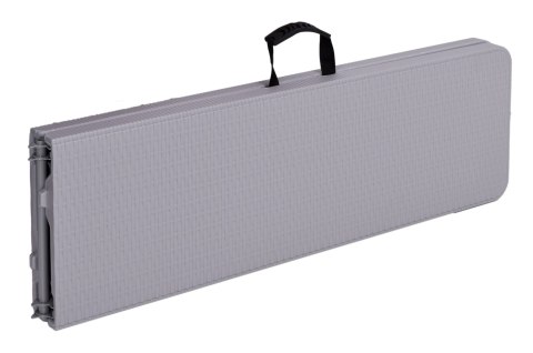 Zestaw cateringowy bankietowy Rattan stół 2 ławy szary